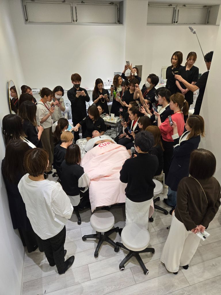 일본 대규모 교육 현장